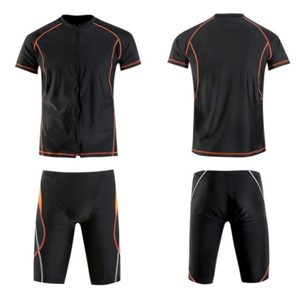 水着 メンズ 上下セット セットアップ パパ 半袖 ラッシュガード