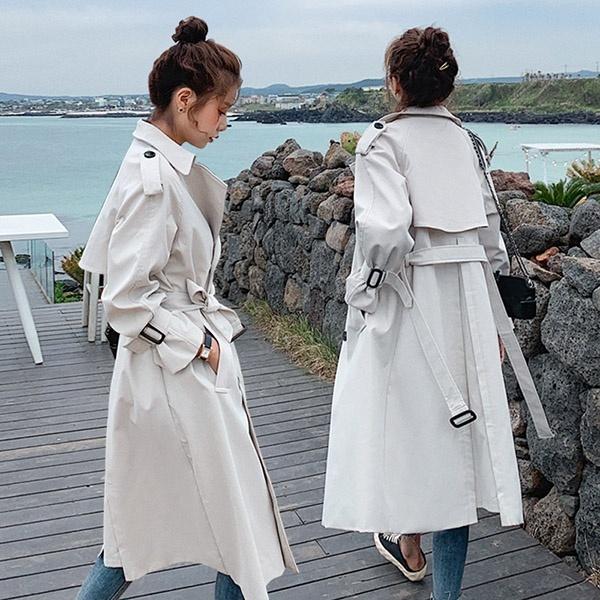 トレンチコート レディース ロング丈 春秋コート ベルト付き カジュアル スプリングコート アウター オフィス 通勤 Ol 二次会 おしゃれ Dg010c7 フルグレース 通販 Yahoo ショッピング