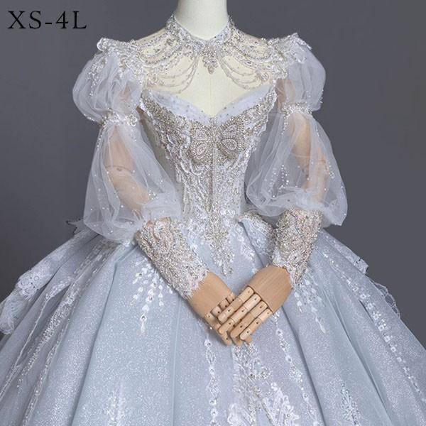 ウエディングドレス ワンピース 白 花嫁 大人 ロングドレス