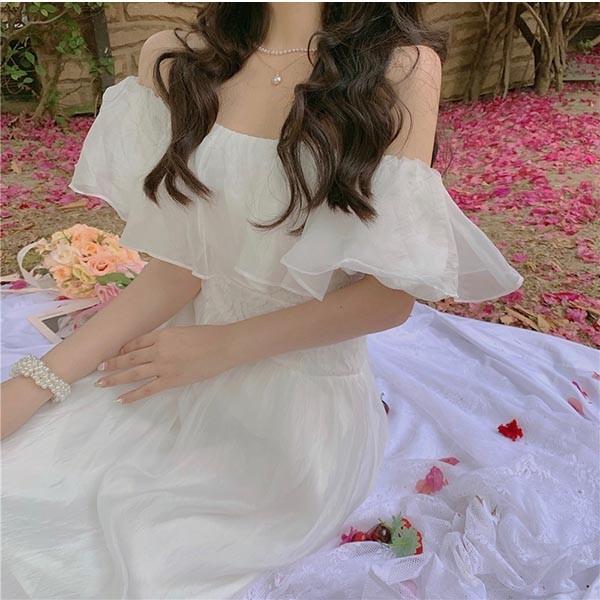 オフショルダー ワンピース リゾートワンピ ハワイ リゾート