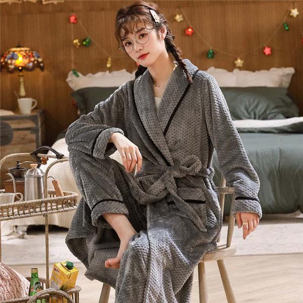 ナイトガウン レディース メンズ ルームウェア もこもこ ペアパジャマ