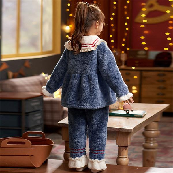ルームウェア キッズパジャマ 冬 長袖 上下セット ワンピース もこもこ 女の子 寝巻き ナイトウェア ふわふわ ふわもこ 裏起毛 可愛い 部屋着 Dh395d3 フルグレース 通販 Yahoo ショッピング