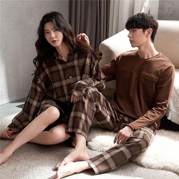 安いそれに目立つ チェック柄 ペア パジャマ カップル ルームウェア 長袖 秋向き 部屋着 上下セット メンズ レディース ワンピースパジャマ プレゼント 結婚祝い 公式 Altammamfactory Com Jo