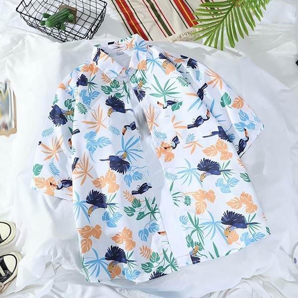 アロハシャツ シャツ レディース メンズ 開襟シャツ 夏物 半袖