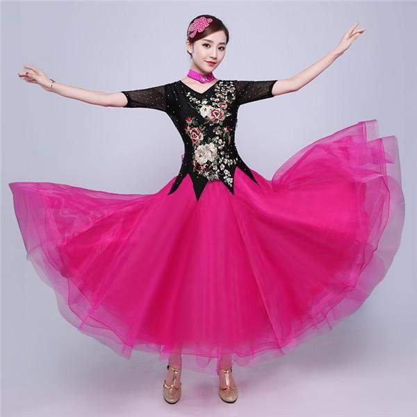 新品即決 社交ダンス モダンドレス ラテンドレス 赤 白 ラテン衣装 社交ダンスドレス 大きい裾 ダンス衣装 ワンピース M 2xl 即納特典付き Wolbergstudio Com