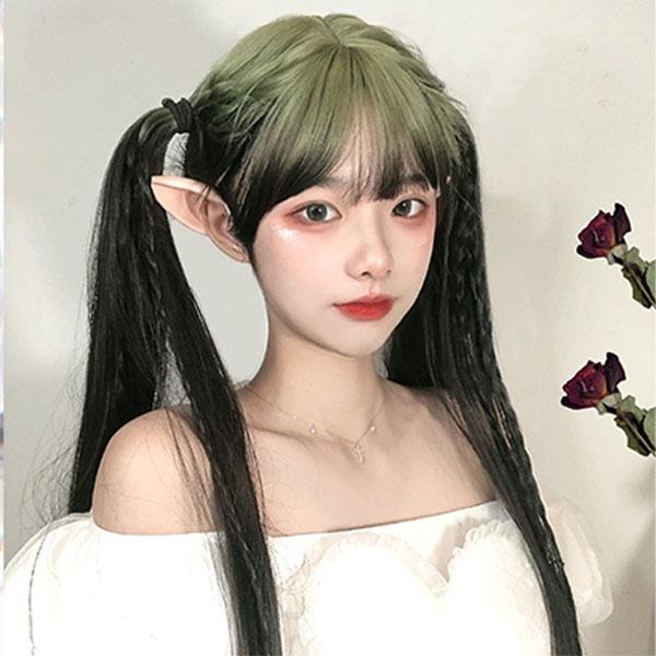 耐熱ウィッグ フルウィッグ ロリータ ロング Lolita 原宿風 かつら 前髪 つけ毛 ウィッグ ハロウィン 小顔効果抜群 可愛い 大人用 Dp0t2 フルグレース 通販 Yahoo ショッピング