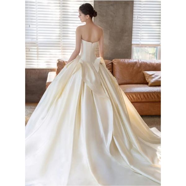 光沢が美しい✨仏風プリンセスドレス　ウェディングドレス　結婚式　前撮り 光沢が美しい✨仏風プリンセスドレス ウェディングドレス 結婚式