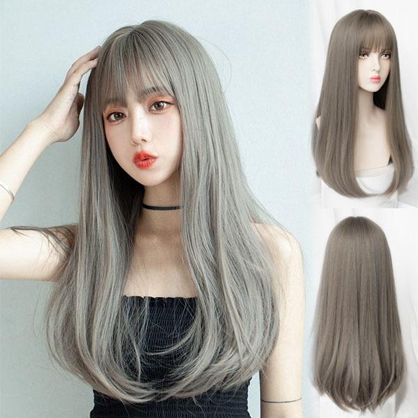 ウィッグ ロング レディース フルウィッグ 仮装 超自然 エクステ かつら Wig ロリータ Lolita レイヤー 小顔 原宿系 耐熱ウィッグ Dp049x1 フルグレース 通販 Yahoo ショッピング