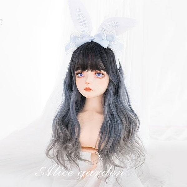 ウィッグ 長髪 ロング ロリータ 原宿風 巻き毛 ぱっつん前髪 グラデーション カール パーマ コスプレウィッグ 可愛い 耐熱ウィッグ Dp069n1 フルグレース 通販 Yahoo ショッピング