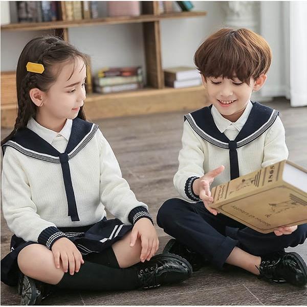 学生服 上下セット キッズ 韓国風 冬服 女の子 男の子 子供服 スクール