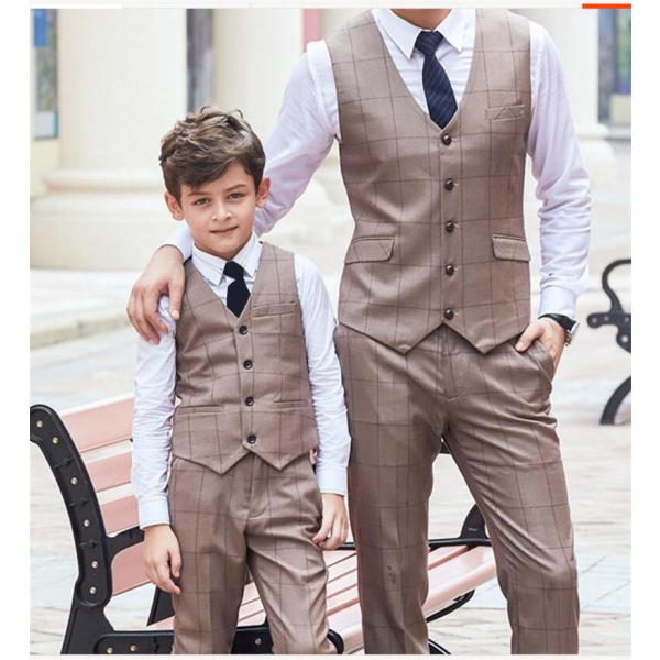 子供フォーマル 買物 スーツ 卒業式 4点セット 男の子 フォーマル チェック発表会 夏 秋 春 ジュニアスーツ 結婚式 お受験 冬