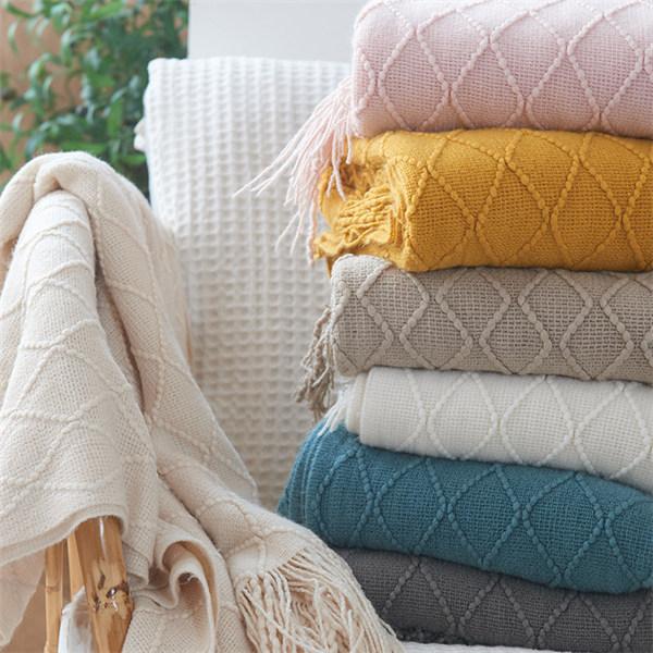 ニット ひざ掛け mushie knit Blanket ニット ブランケット ひざ掛け