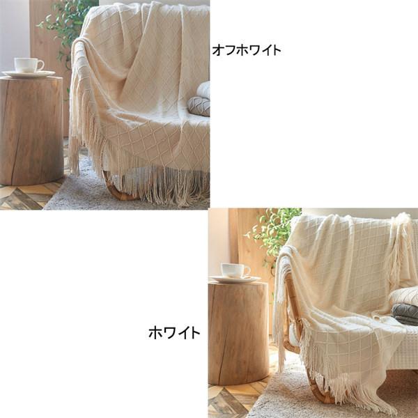 ブランケット ひざ掛け ニット 着る毛布 フリンジ 肩掛け 防寒 冷え