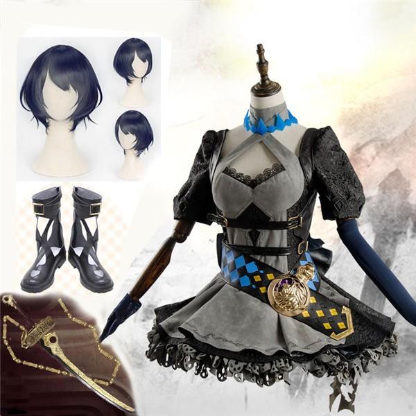 シノアリス SINoALICE アリス コスプレ衣装 武器 ウィッグ 靴 シノアリス SINoALICE アリス コスプレ衣装 武器 ウィッグ 靴