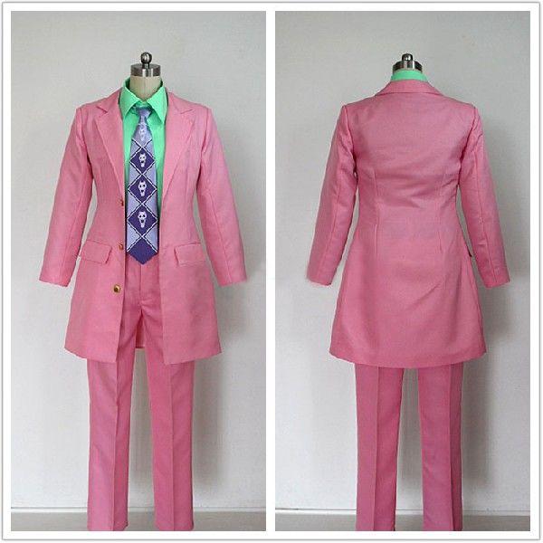吉良吉影 コスプレ衣装 ジョジョの奇妙な冒険 コスプレ衣装 吉良吉影 コスプレ衣装 ピンク版 F4031f0 F4031f0 フルグレース 通販 Yahoo ショッピング
