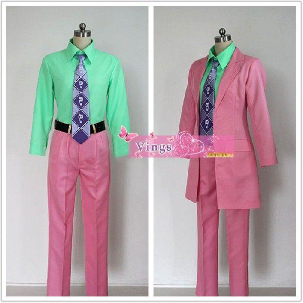 吉良吉影 コスプレ衣装 ジョジョの奇妙な冒険 コスプレ衣装 吉良吉影 コスプレ衣装 ピンク版 F4031f0 F4031f0 フルグレース 通販 Yahoo ショッピング
