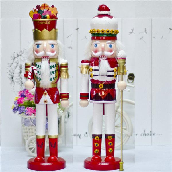 木工品 くるみ割り人形く キャンデー ドイツ 国王人形 38cm 人形 工芸