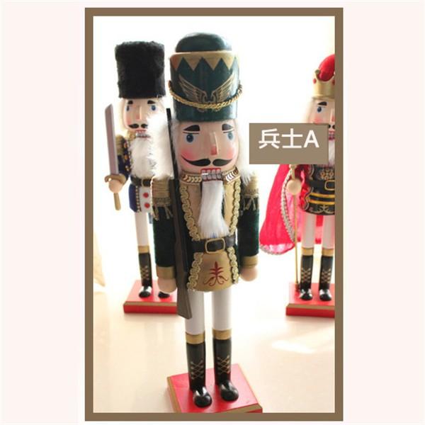木工品 くるみ割り人形く ドイツ 兵士 国王人形 38cm 人形 工芸品 洋風 置物 サンタクロース クリスマス プレゼント  :ja282c0:フルグレース 通販 