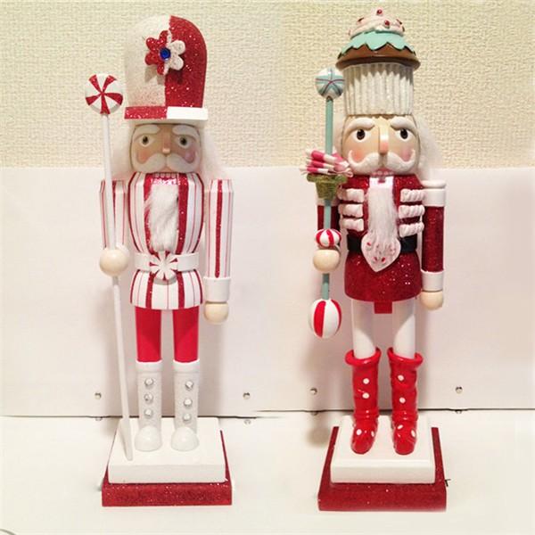 木工品 くるみ割り人形く ドイツ キャンデー 兵士 人形 38cm 人形 工芸品 洋風 置物 サンタクロース クリスマス プレゼント  :ja285c0:フルグレース 通販 