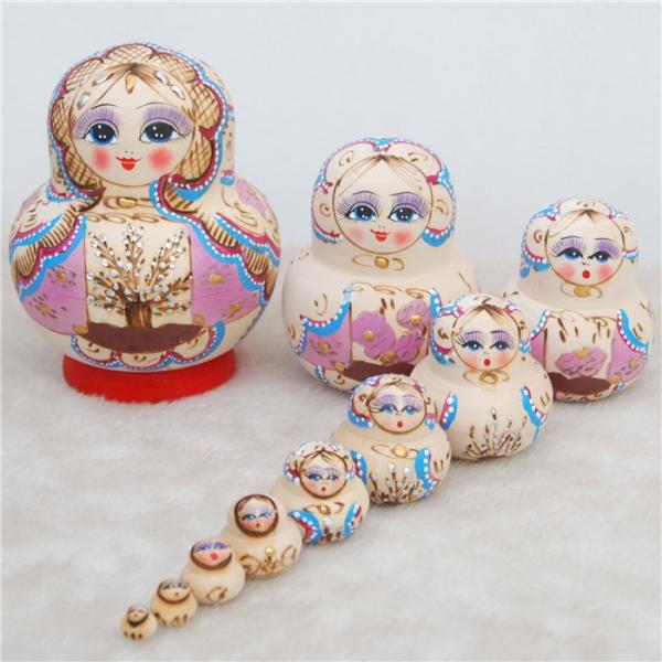可愛いマトリューシカ ロシアで購入　9個セット Amazon | Kinbelle マトリョーシカ ロシア人形 子供のおもちゃ
