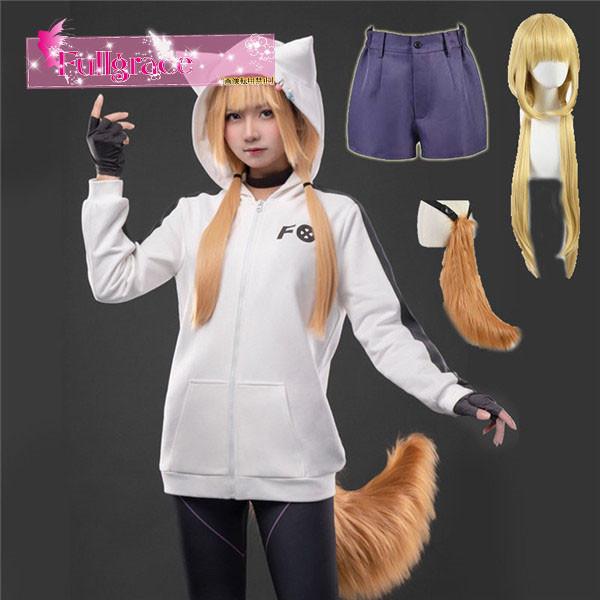 怪物事変 けものじへん 紺 こん 新作アニメ コスプレ衣装 上着 コスプレ衣装 尾 半ズボン ウィッグ 追加可能 Jo001c0 フルグレース 通販 Yahoo ショッピング