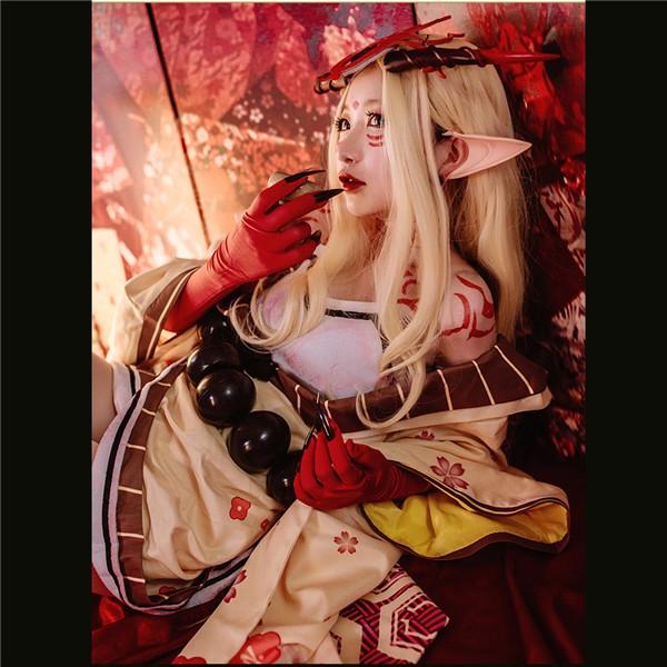 コスプレ衣装 FGO Fate/Grand Order 茨木童子 全セット S M L コスプレ衣装 FGO Fate/Grand Order 茨木童子 全セット S M L