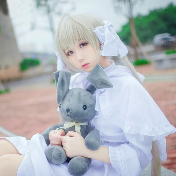 即発送　ヨスガノソラ 春日野穹 ウサギ服 冬の洋服 コスプレ衣装 ヨスガノソラ 春日野穹 ロリター お洋服 コスプレ衣装 ネコ耳