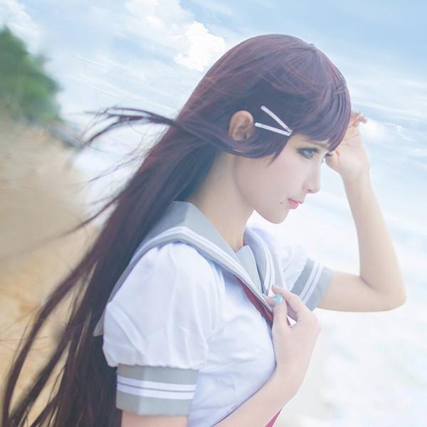 黒澤ダイヤ LoveLive Sunshine ラブライブ サンシャイン 黒澤ダイヤ cos ウィッグ wig コスプレ衣装に ネット付き  al062c0