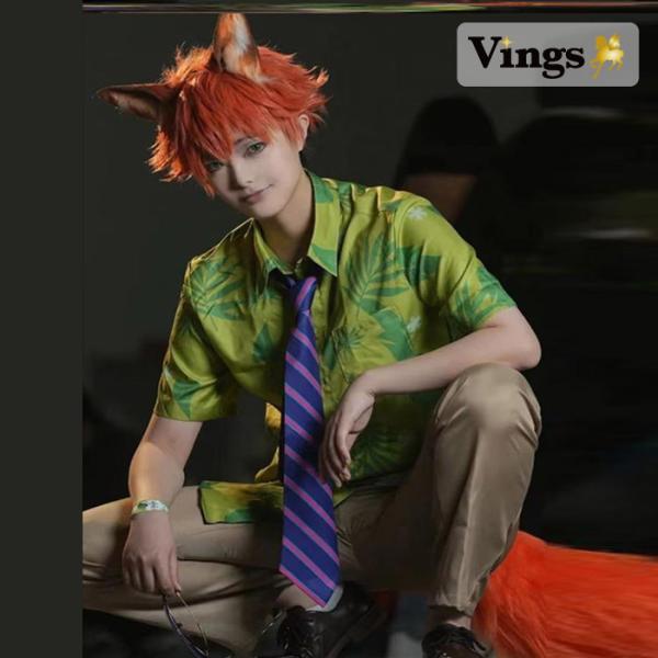 ズートピア　ニック　仮装　フルセット フルセット ズートピア ジュディ・ホップス ニック・ワイルド 警察官