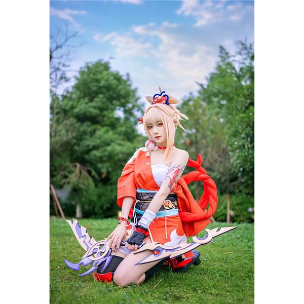 原神 げんしん 宵宮 よいみや コスプレ衣装 武器 ウィッグ 靴
