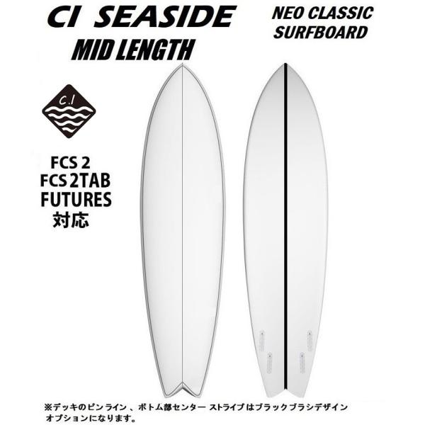 サーフィン サーフボード CI MID LENGTH モデル GO FISH SEA SIDE ネオ