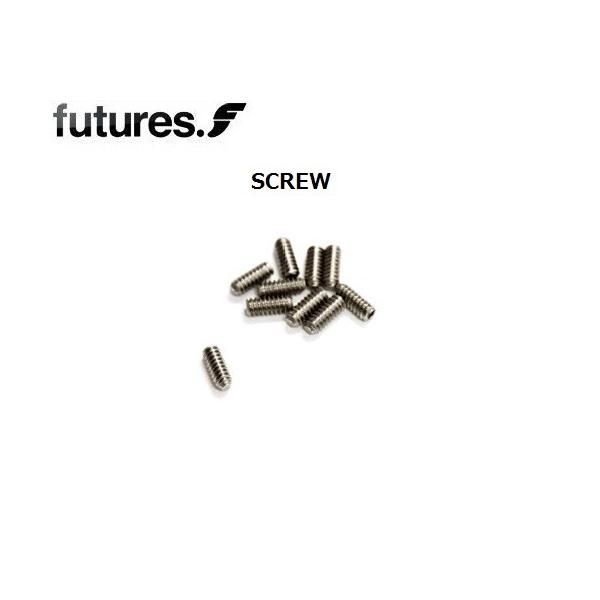 FCSフィンにも使えます(FCS2は非対応)【商品名】:FUTURES SCREW【サイズ/内容】:長さ/11mm 径/4mm /FIN SCREW 1本FCSは 長さ/約9.2mmm径/4mmm【フィンタイプ】：FUTUREメーカー希望小...