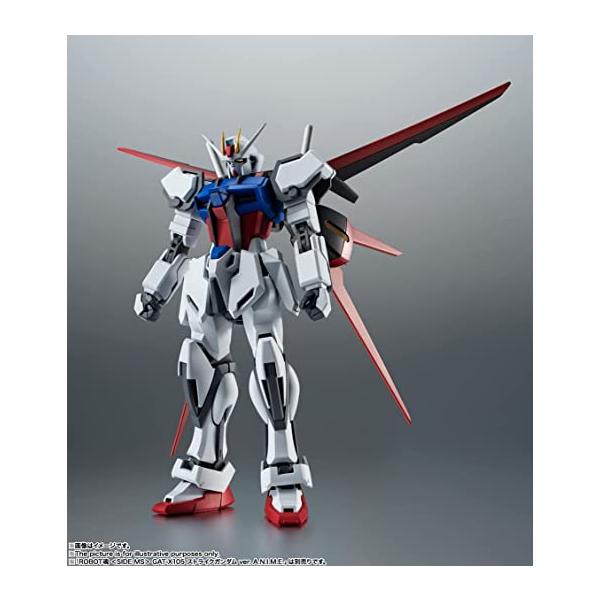 GAT-X105+AQM/E-X01 エールストライクガンダム Amazon.co.jp: TAMASHII NATIONS ROBOT魂 機動戦士ガンダムSEED
