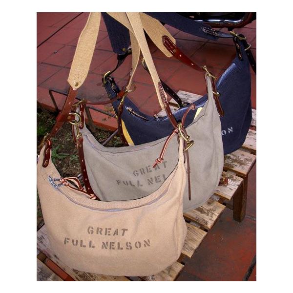 フルネルソン別注　バナナ型　帆布　ショルダーバッグ　バナナバッグ FULLNELSON フルネルソン別注 Bag Blow バナナ型 ショルダー