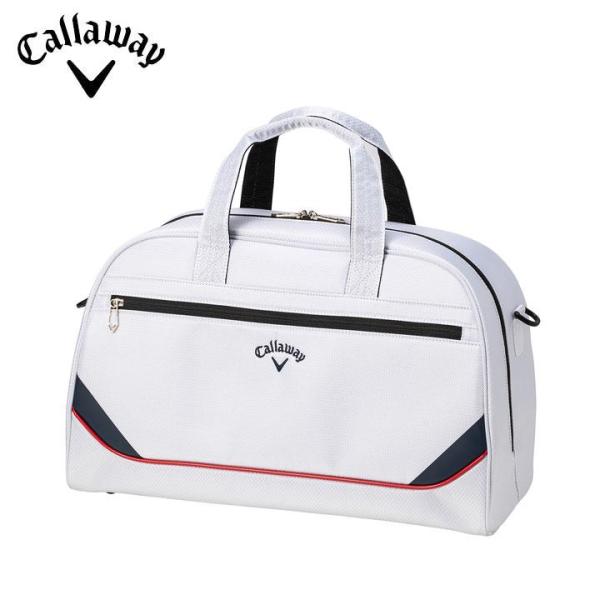 【2025モデル】キャロウェイ スポーツ ボストン 25 JM ホワイト/ネイビー/レッド(5925028)  ゴルフ 普段使い 旅行バッグ Callaway Sport BOSTON BAG Callaway（キャロウェイ） 新品☆キャロウェイ☆スポーツ ボストン