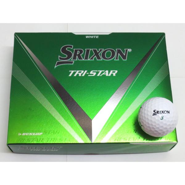新品　スリクソン  トライスター　2024年モデル　ホワイト　２ダース SRIXON 新品☆ダンロップ☆SRIXON TRI-STAR ボール☆スリクソン