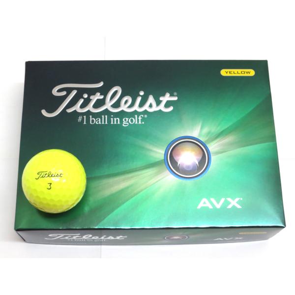 Titleist AVX 2022 ゴルフボール（イエロー） 4箱セット
