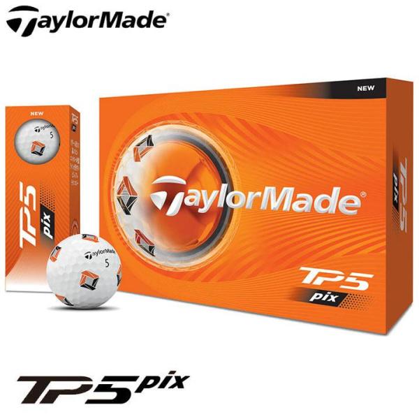 TP5 新品☆テーラーメイド☆TP5 pix ボール☆5層構造 ツアーボール