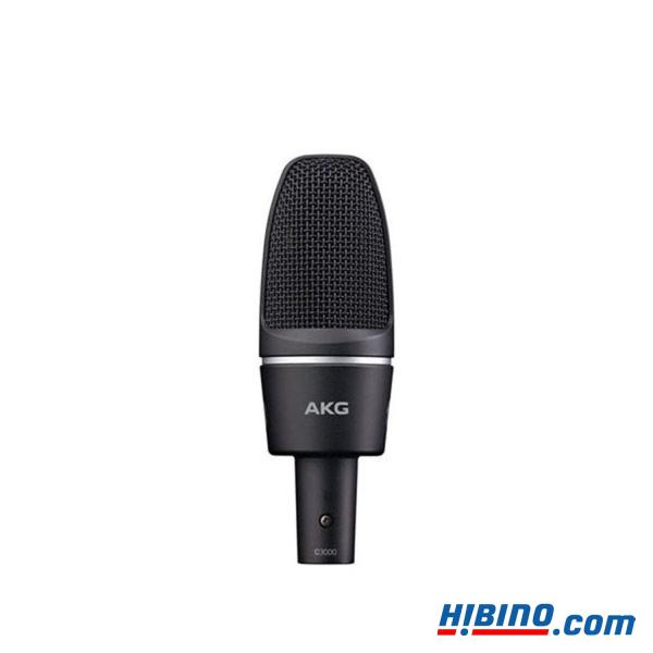 AKG  C3000 コンデンサーマイク| ボーカル レコーディング スタジオ 自宅録音 宅録 サイドアドレス型マイクロホン 国内正規品