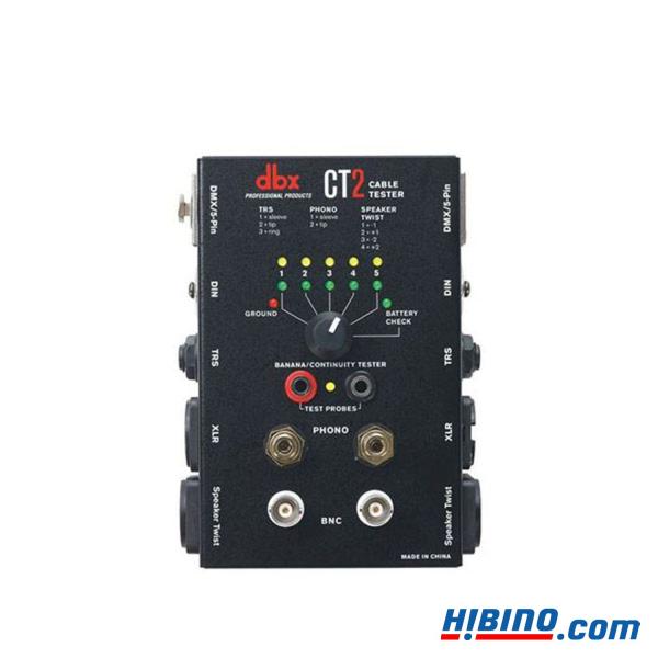 dbx CT2 ケーブルテスター| ケーブルチェッカー XLR フォン スピコン BNC DIN5P DMX ケーブル 自作 国内正規品