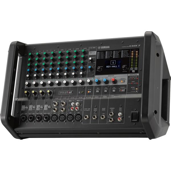 YAMAHA EMX7 パワードミキサー |  アンプ内蔵ミキサー グラフィックEQ搭載 710W+710W(4Ω)