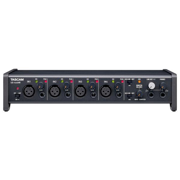 TASCAM US-4X4HR |  4IN/4OUT USBオーディオ/MIDIインターフェース