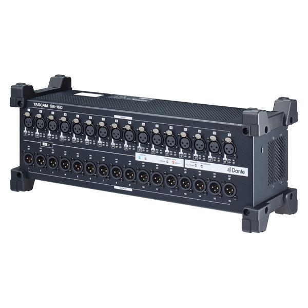 TASCAM SB-16D | 16in/16out Dante ステージボックス Class 1 HDIAマイクプリアンプ搭載 Danteステージボックス
