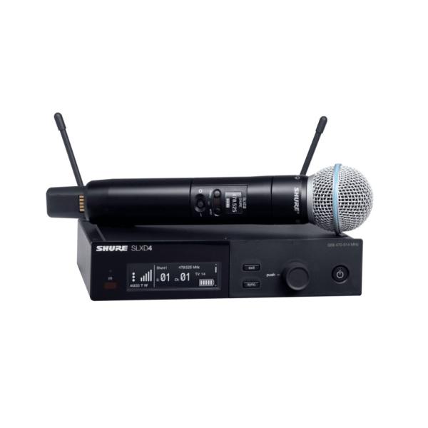Shure SLXD24J/B58-JB ワイヤレスマイク セット | BETA58 SLX-D SLXD24/B58-JB B帯 デジタル ワイヤレス システム ハンドマイク マイク ハンドヘルド