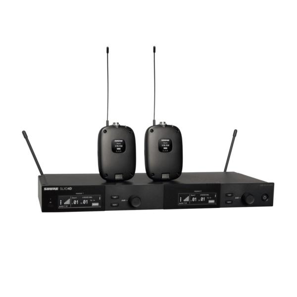 Shure SLXD14DJ-JB ワイヤレス 送信機/受信機 セット | 生産完了品特価 SLX-D SLXD14D JB B帯 2チャンネル デジタル ワイヤレス システム 国内正規品