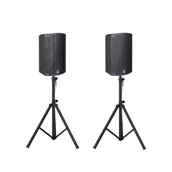 HK AUDIO SONAR 110 Xi 2本＋スピーカースタンドセット | パワーアンプ内蔵 10インチ PAスピーカー Bluetooth 音響システム ポータブルPA 簡易PA マイクアンプ