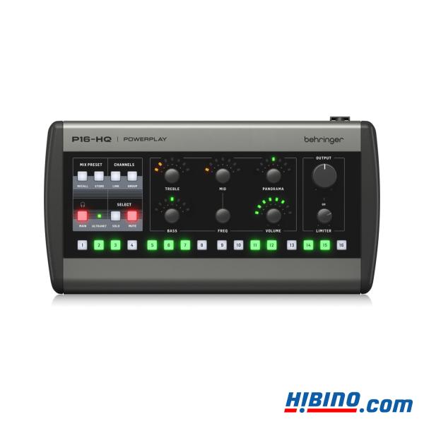 BEHRINGER  P16-HQ POWERPLAY デジタル・パーソナルミキサー | P16HQ レコーディング モニター 国内正規品 安心の3年保証