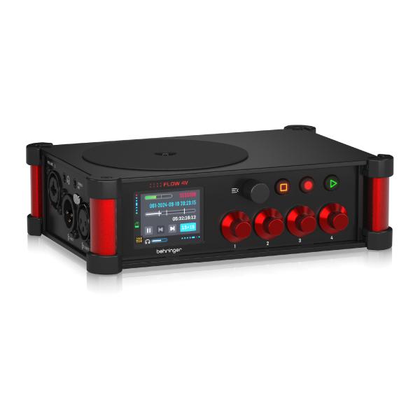 BEHRINGER FLOW 4V  デジタル・オーディオミキサー | USB インターフェース  10トラックマルチ録音 国内正規品 安心の3年保証