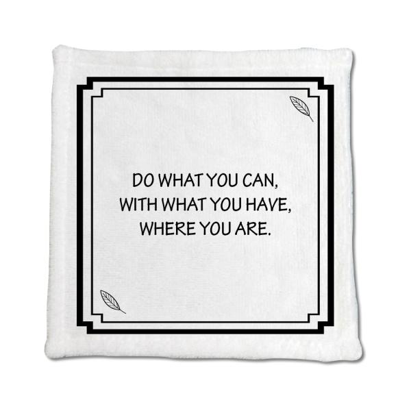 英語 名言 グッズ ハンドタオル Do What You Can With What You Have 179 リーフブラック 0mm 0mm ミニタオル オリジナル おすすめ かっこいい E グッズ うちわ専門店 ファンクリ 通販 Yahoo ショッピング