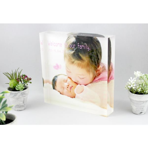 Web deco �y �A�N�����t�H�g �z�y 15�~15�~3cm �z ������ ���S �I�[�_�[���C�h �ʐ^ �o�Y�j�� �M�t�g �v���[���g �ʐ^ ���� ���܎O ���i�摜1